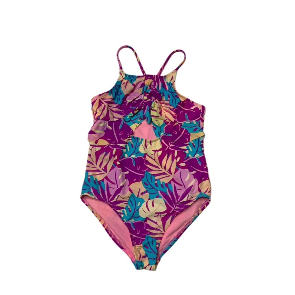 Angel One Piece Swimsuit Purple and Pink‎